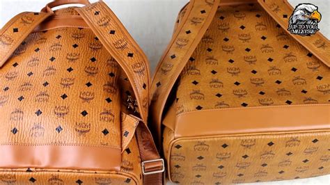 fake vs real mcm bag|genuine mcm bag vs real.